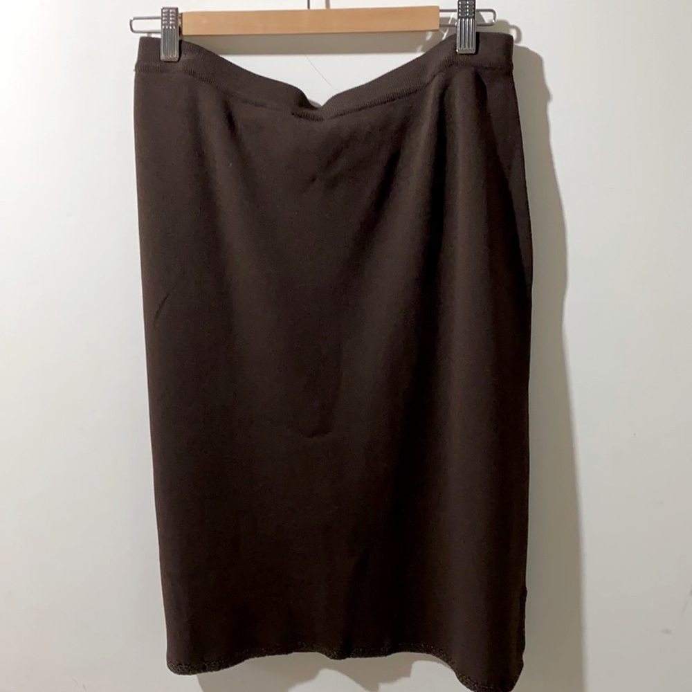 Brown Knit Skirt 👗